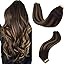 #2/6/2 Balayage Dark Brown to Chestnut Brown