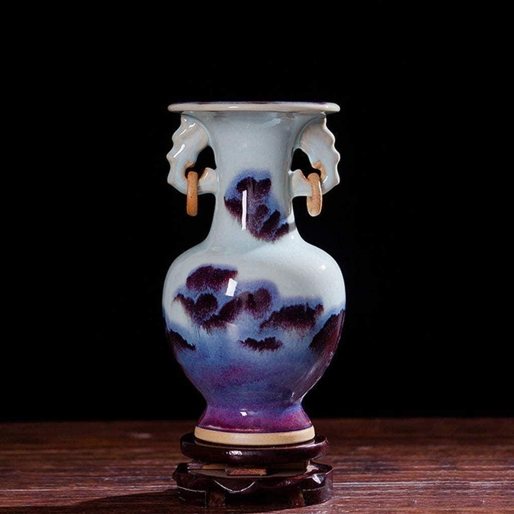 Vase Vasen Keramik Handgefertigtes Kunsthandwerk Mit Basisglasur Farbverlauf Kleine Ohrflasche Kann Im Hotelwohnzimmer Aufgestellt Werden