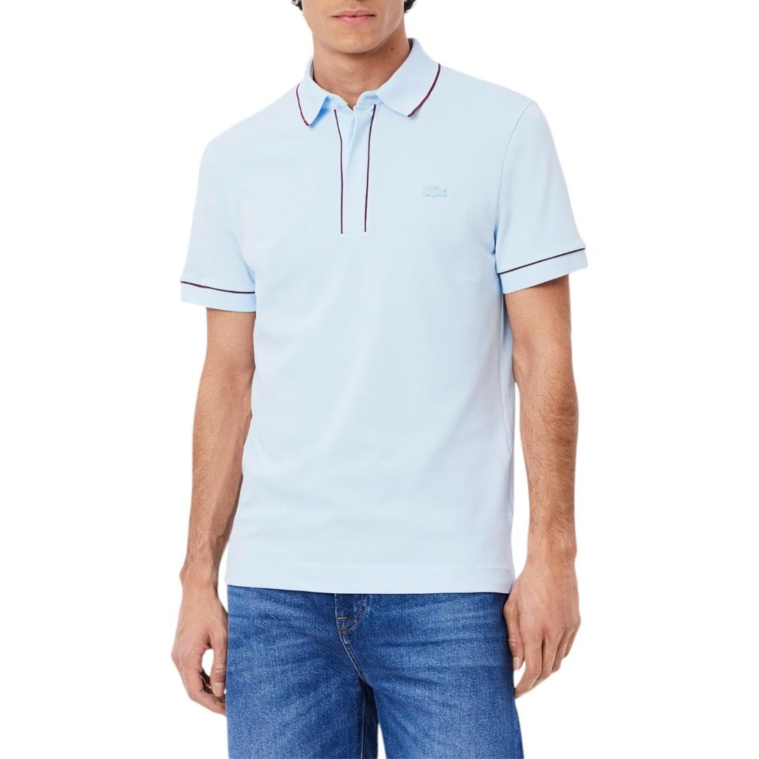 Lacoste Men's Regular Fit Paris Stretch Piqué Polo Shirt, Rill, X-Large