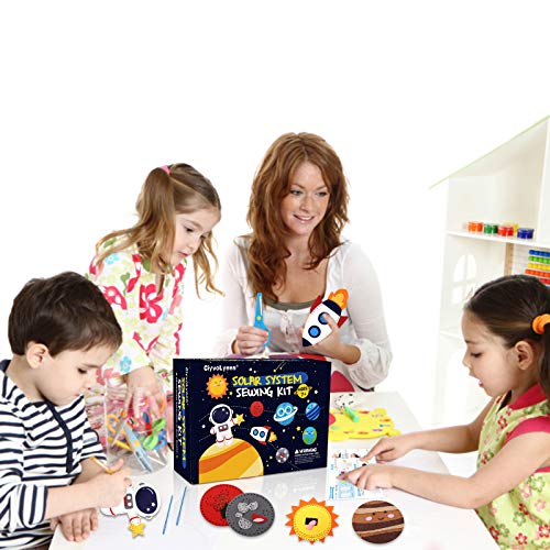 CiyvoLyeen-Space-Sewing-Kit-for-Kids-Solar-System-DIY-Activity-Kids-Felt-Craft-Supplies-for-Girls-and-Boys-Educational-Beginners-Sewing-Set-of-11 CiyvoLyeen-Space-Sewing-Kit-for-Kids-Solar-System-DIY-Activity-Kids-Felt-Craft-Supplies-for-Girls-and-Boys-Educational-Beginners-Sewing-Set-of-11