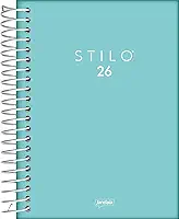 Jandaia - Agenda Espiral Diária 133X178mm 352Pgs Stilo Verde 2026