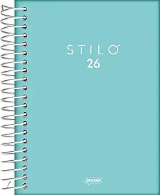 Jandaia - Agenda Espiral Diária 133X178mm 352Pgs Stilo Verde 2026