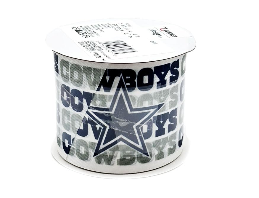 Generic Dallas Ribbon 2-1/2"" Inches by 15-Foot Satin Spool, White