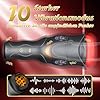 Buntune Elektrischer Masturbator für Männer Solo Multifunktionales Sexspielzeug mit 10 Vibrationsmodi & 5 Druckmodi IPX6 Wasserdicht Silikon Taschenmuschi 3D Stimulation Masturbatoren USB-Aufladung #2