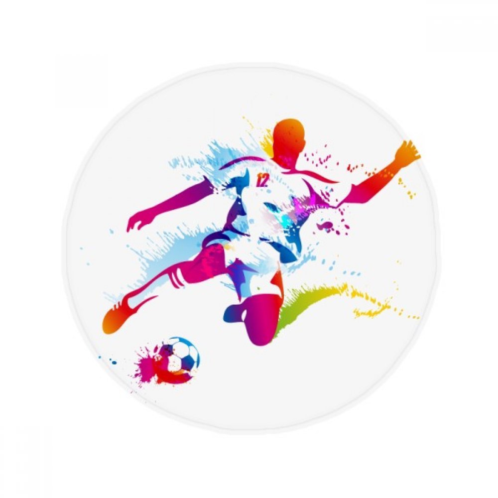 Tapis de football antidérapant pour chambre enfant et salle de bain