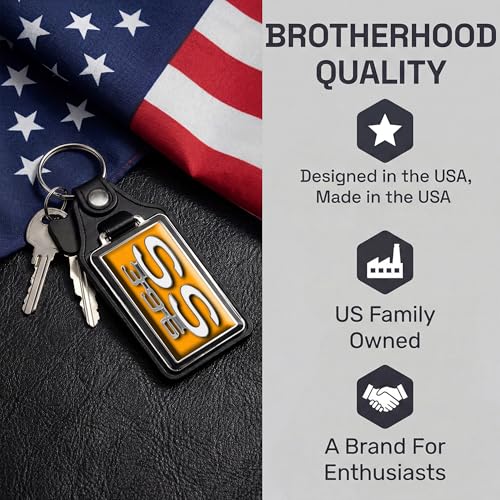 Image of Brotherhood Car Key Chain for Chevelle - Classic Models Keychain for Men and Women Gift Key Ring