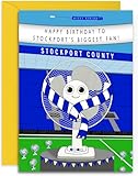 stockport county vs altrincham Tamaño: esta tarjeta de cumpleaños mide 148 x 210 mm (tamaño A5) y viene con un sobre amarillo de 162 x 229 mm