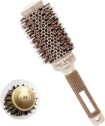 Escova de Cabelo Termica Cerdas Javali Nylon Profissional Ceramica Thermal Ionica Multiactive 43mm