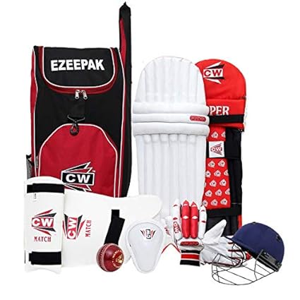 CW Player Choice Batting Cricket Kit Without Bat Right & Left Handed Complete Accessories Boys Cricket Equipment Full Kit