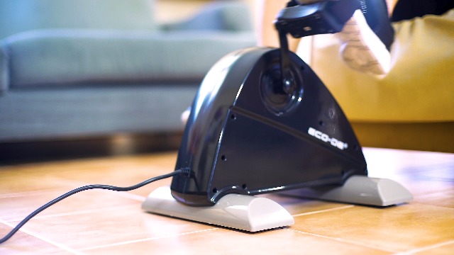 Mini Cyclette Elettrica Bonplus - Pedaliera Per Allenamento Passivo, 12 Velocità, Telecomando - Foto 5