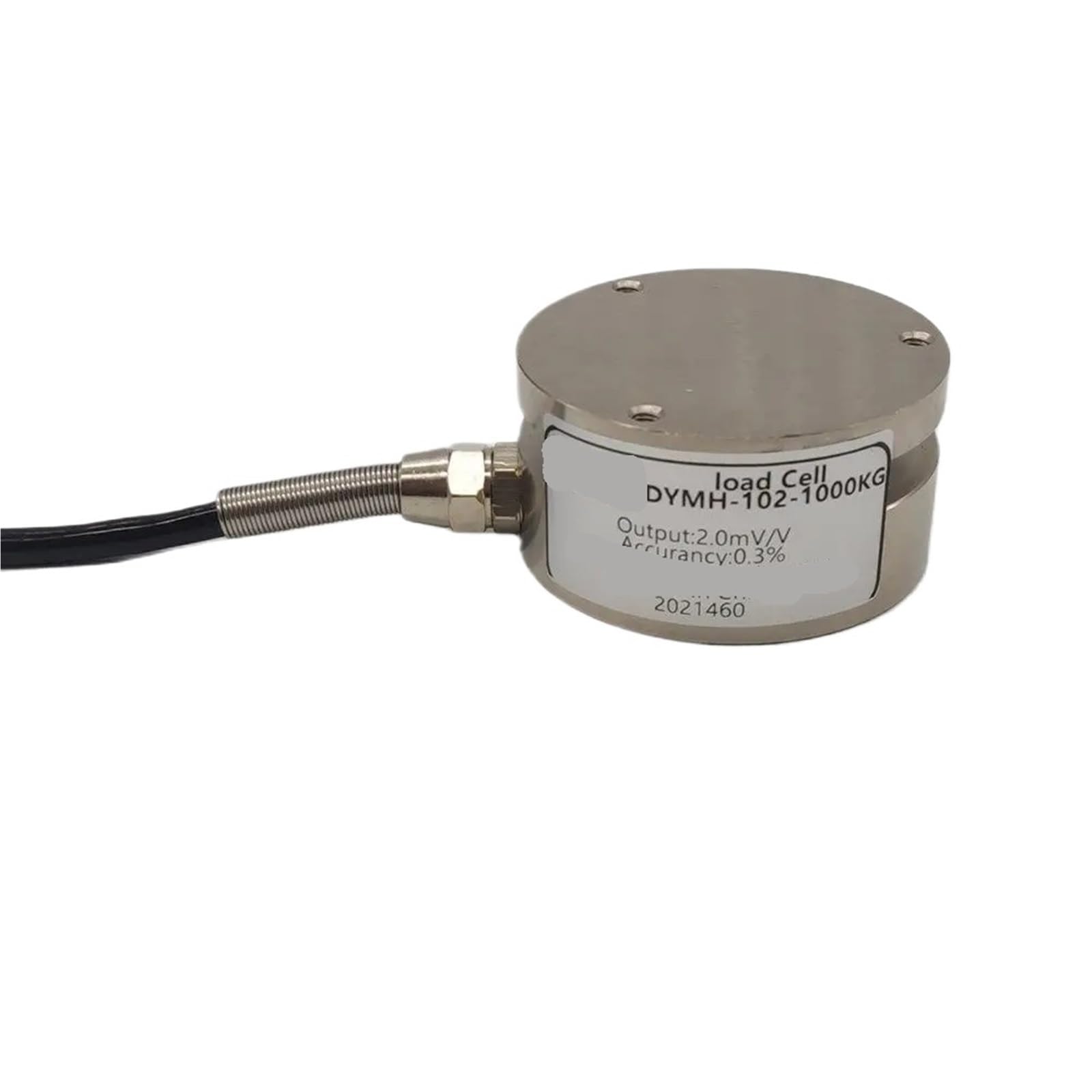 Czujnik siły uderzenia DYMH-102, ogniwo obciążeniowe, rozmiar zewnętrzny 58 mm, 20 kg, 30, 50, 100 kg, 0,5 T, 1 T, 2 T(0-100kg)
