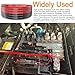 8 Gauge Wire (25ft Each- Black/Red) Copper Clad Aluminum CCA,60A AGU Fuse Holder,20pcs Lugs Terminal Connectors and 2 :1 Heat Shrink Tube for Power/Auto,Amplifier,Ground Cable