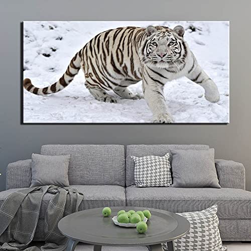 Peinture diamant 5D grand format animal pour créer une ambiance zen et artistique dans le salon