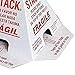 Primepack No Stack Pallet Cones | Safe Shipping & Handling Alerts Cones Bundle | Lightweight, Easy to Carry Moving Essentials for Freight Protection | English, Spanish & French Language - 50 Pack