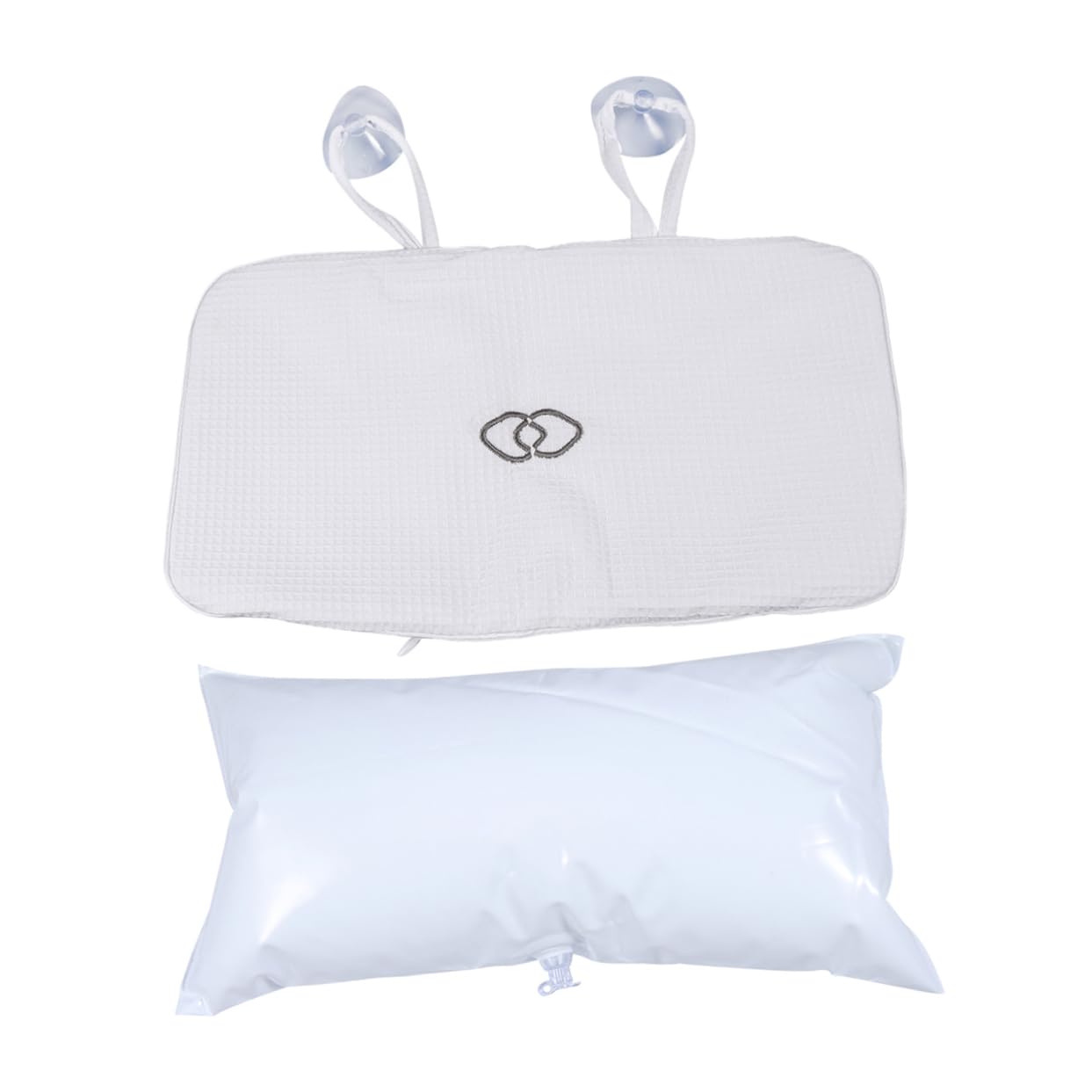 Ipetboom 4piezas Almohadas De Baño Antideslizantes De PVC Ventosas De Cojín Ergonómico para Cuello y Cabeza Cómodo para SPA y Baño Color