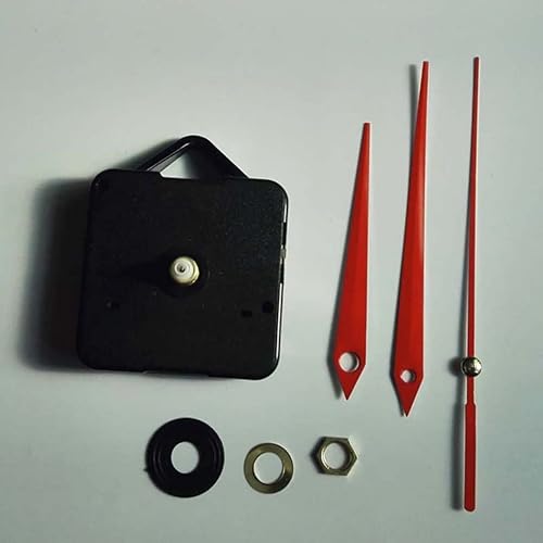 Miniatura 6 de Reemplazo del mecanismo del reloj, kit de reparación de reloj de cuarzo de eje largo con movimiento de reloj de bricolaje