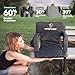 HITORHIKE Stadium Seat for Bleachers or Benches Portable Reclining Stadium Seat Chair with Padded Cushion Chair Back and Armrest Support(Black,21