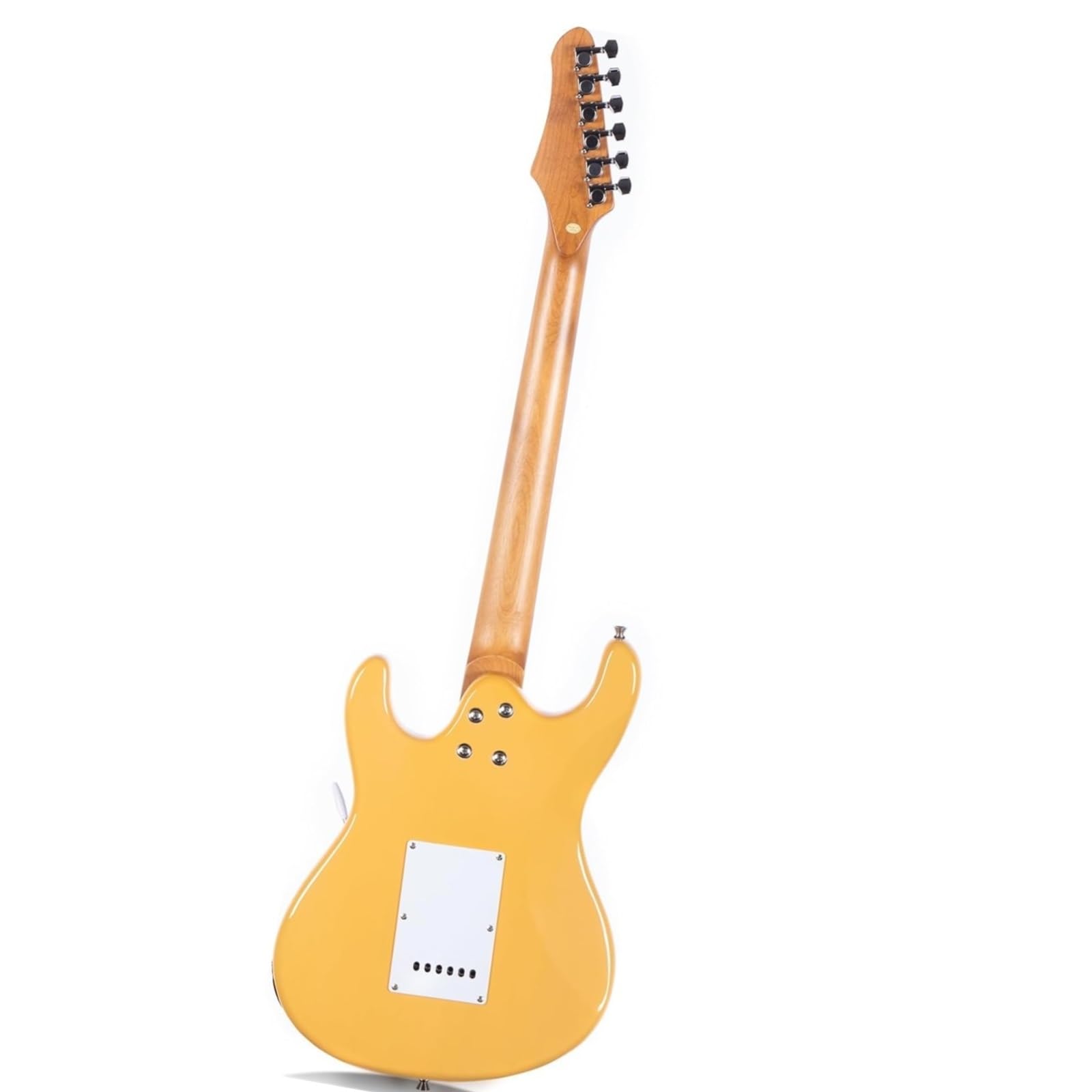 Gitara Elektryczna Gitara Elektryczna W Stylu Vintage Z Litym Pudłem Rezonansowym Idealna Dla Początkujących
