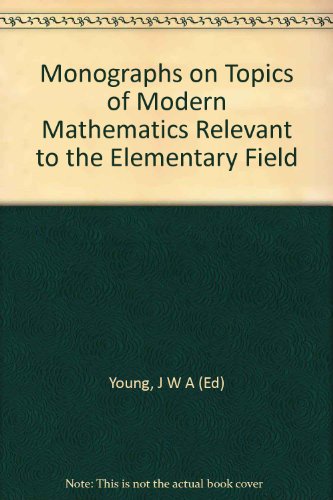 Monographs on Topics of Modern Mathematics Rele... B000JQ3UX4 Book Cover