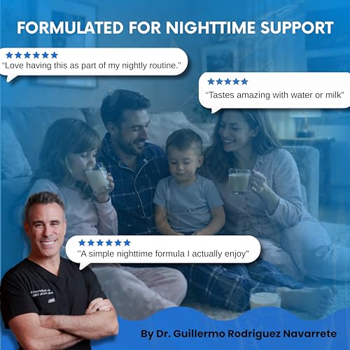Image of NutriDinner by Nutrillermo | Grass-Fed Collagen Protein Powder | Collagen with Magnesium B-Vitamins | Collagen Supplement for Sleep and Recovery (14,9, Vanilla)