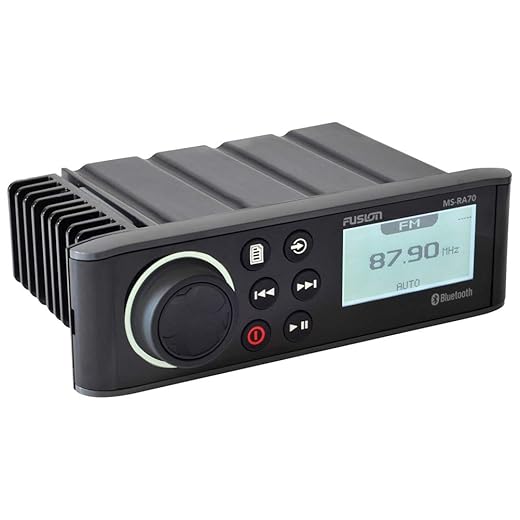 Fusion MS-RA70 Stereo with 4x50W AM/FM/Bluetooth 2-Zone USB Wireless Control for Fusion Link App