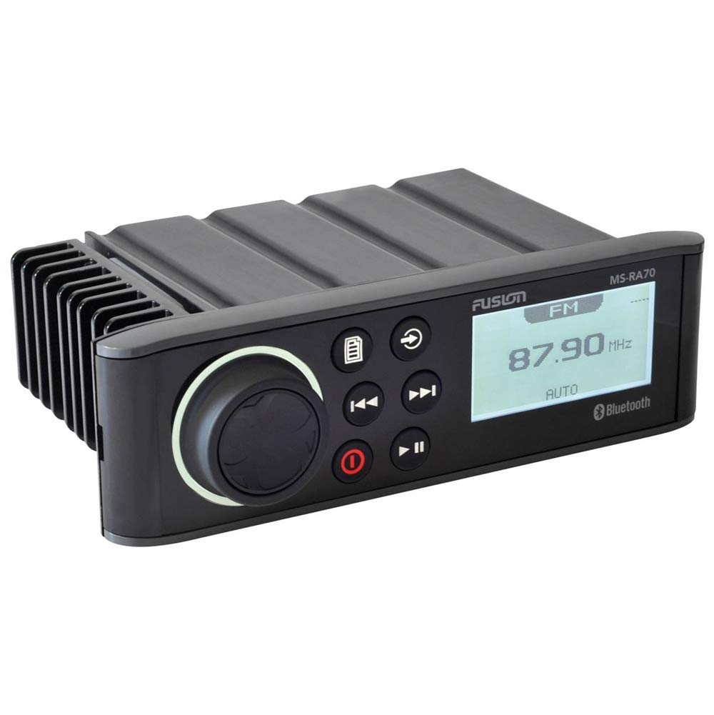 Fusion MS-RA70 Stereo with 4x50W AM/FM/Bluetooth 2-Zone USB Wireless Control for Fusion Link App