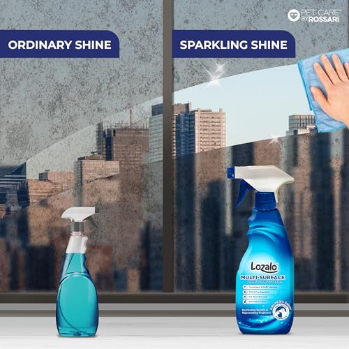 Image of Lozalo Multi-Surface Disinfectant Cleaner Spray for Pet-Friendly Homes 500 ML|Remove Pet Messes Such as Vomit, Urine, Feces Works on Multi-Surface |Effective on Glass, Wood, Plastic, Kitchen Surfaces