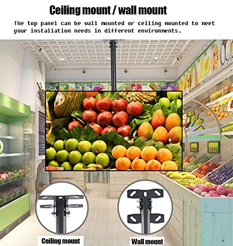 Support plafond TV réglable de 15 à 42 pouces robuste jusqu'à 30kg max
