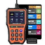 【Surveillance et analyse précises】 : Ce lecteur OBD2 fournit des diagnostics avancés, y compris les tests des capteurs O2 et des systèmes EVAP. Effectuez un test de fuite sur le système EVAP de votre véhicule et surveillez l'intégrité du réservoir de carburant. Prend également en charge l'impression cloud. La fonction est de générer un code bidimensionnel pour les données de diagnostic, puis de le scanner avec le navigateur téléphonique pour afficher les données de diagnostic sur le téléphone. Vous pouvez enregistrer les diagnostics en enregistrant et en imprimant une capture d'écran