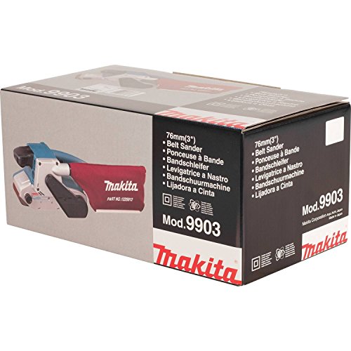 Makita 9903 8.8 Amp 3-Inch-by-21-Inch Variable Speed Belt Sander with Cloth Dust Bag