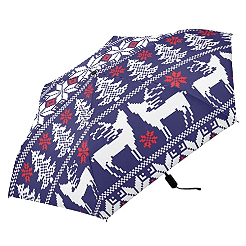 Parapluie norvégien compact bleu foncé, l'accessoire chic pour vos sorties sous la pluie
