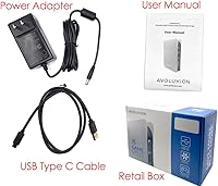 Vista 7 de Avolusion PRO-T5 Series 4TB USB 3.0 Disco duro externo para juegos consola PS5 (blanco)