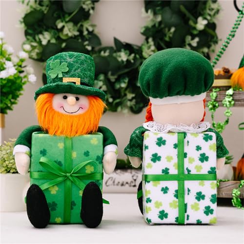 Statuettes Saint-Patrick lot de 2 figurines à offrir pour un bureau unique - 4