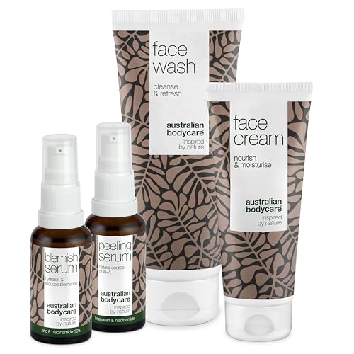 Reduce los problemas de manchas con el Pack de 4 que incluye un Gel Limpiador Facial 200ml, Sérum de Niacinamida 30ml, Sérum Peeling 30ml y Crema Facial 100ml especial para manchas de pigmentación.