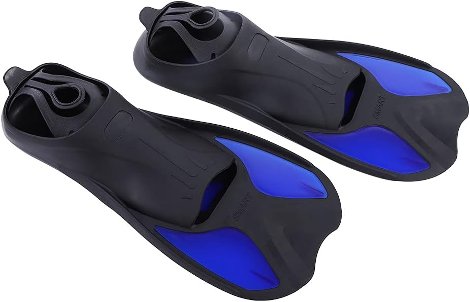 Swim Training Fins, 1 Pair Unisex Snorkelling Fins Silicone Diving Fins Flexible Swimming Flippers for Men Womens Comfortable Snorkeling(XL)