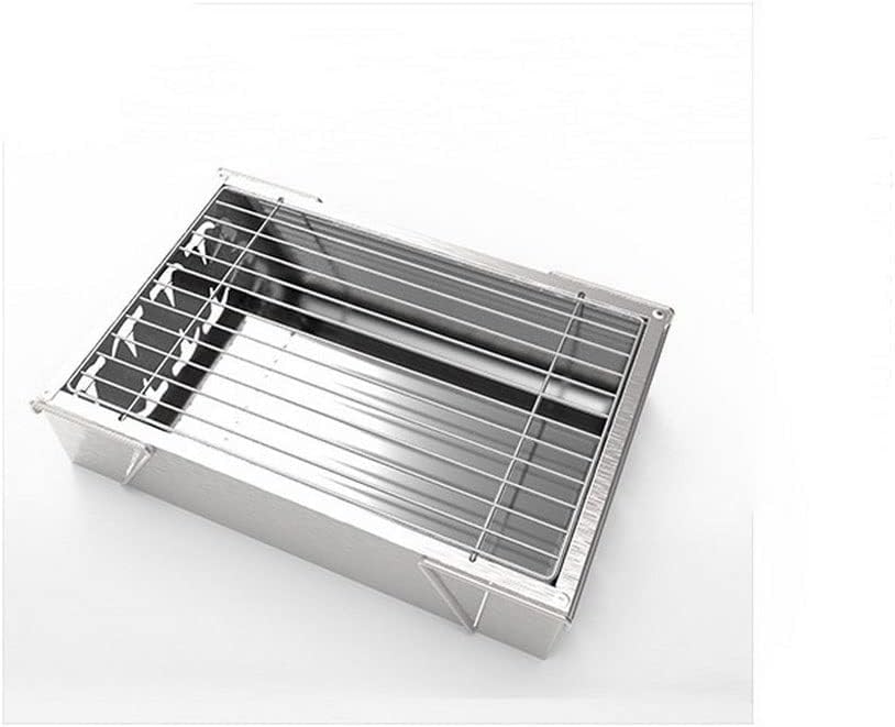 Grills Patio Barbecue Charcoal Grill Stove Stainless Steel Outdoor Camping Picnic Accessories Tools/D/30 * 20 * 17Cm