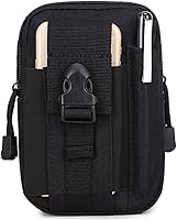 Vista 20 de NuCamper Tactical Molle EDC Waist Pouch Compact Bag, Multi-Purpose Utility Tactical Pouch Belt Cell Phone Holder for Workout Hiking Camping Outdoor