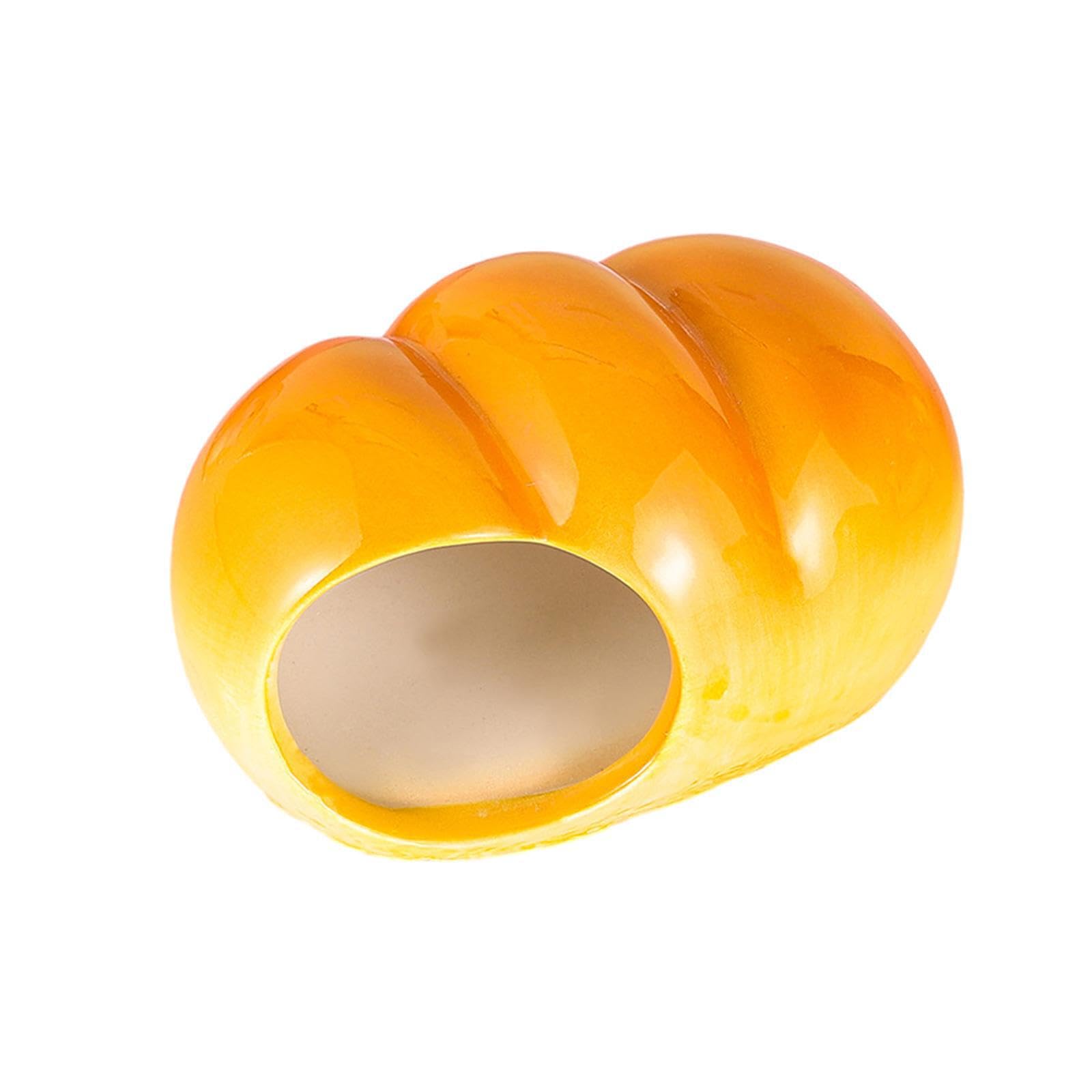 Auyxssz Long Bread Reliable Hamster Hideouts Naturally Cool Ceramic Materials Dwarf Hamsters Safe And Easy To Clean Habitat Small Hamster House Small Animal Houses