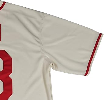 43 City of Rockford Men's Baseball Jersey Peaches Stitched