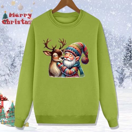 Christmas Pajamas Family Sets 2025 Ugly Funny Jumpers Crewneck Xmas Holiday Pullover Tops Soft Matching Sets4