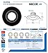 NICOR Lighting 5/6 inch Black 800 Lumen LED Recessed Downlight in 4000K (DLR56-3008-120-4K-BK)