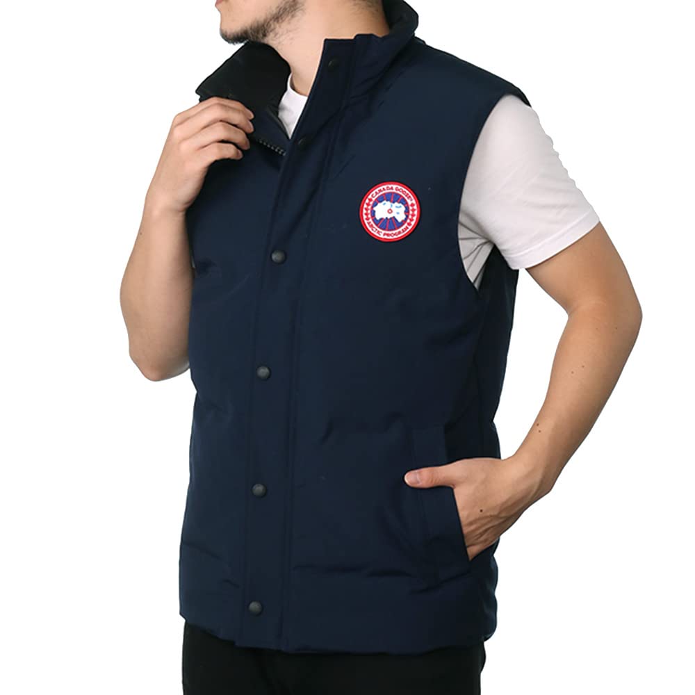   ダウンベスト 4151M XS ネイビー Amazon | [カナダグース] ダウンベスト メンズ GARSON VEST