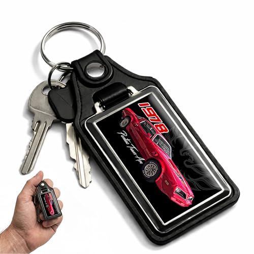 Image of Brotherhood Car Key Chain for Trans Am Firebird - Classic Models Keychain for Men and Women Gift Key Ring