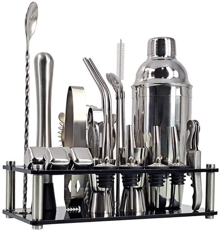 Set Coctelera Bartender con Soporte y Accesorios miniatura 1