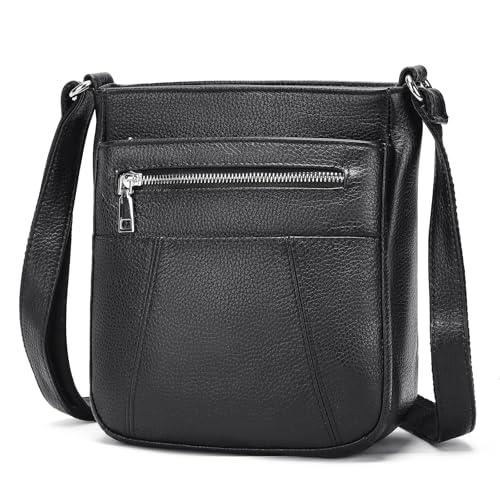 NIUCUNZH Genuine Leather Crossbody Bags Womens Lightweight Shoulder Purse ladies Small Hobo Handbag