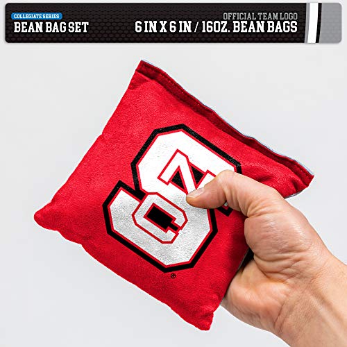 Image of NCAA College Dual Sided Bean Bags by Wild Sports, 8 Count, Premium Toss Bags for Cornhole Set - Great for Tailgates, Outdoors, Backyard
