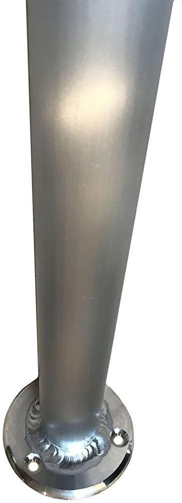 30" (H) x 13" (W) Aluminum Handrail - for 8" Steps/Stairs - Safety Grab Bar - Dock, Boat, Pool, Hot Tub, etc.