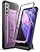 Produktbild SUPCASE Outdoor Hülle für Samsung Galaxy S21 (6.2") 5G Handyhülle Bumper Case Rugged Schutzhülle Cover [Unicorn Beetle Pro] OHNE Displayschutz mit Gürtelclip und Ständer 2021 Ausgabe (Lila)