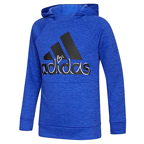 Sweat à capuche Adidas fille Sonic Ink Heather bleu chiné M