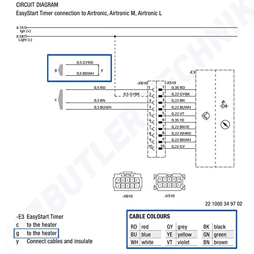 EBERSPAECHER HEATING Eberspacher EasyStart 7 Day